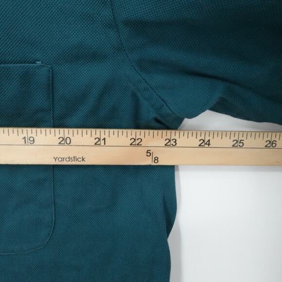 Romeo Gigli Shirt Mens 42 Green Textured Luxury Business Office Button Pock - Picture 5 of 13